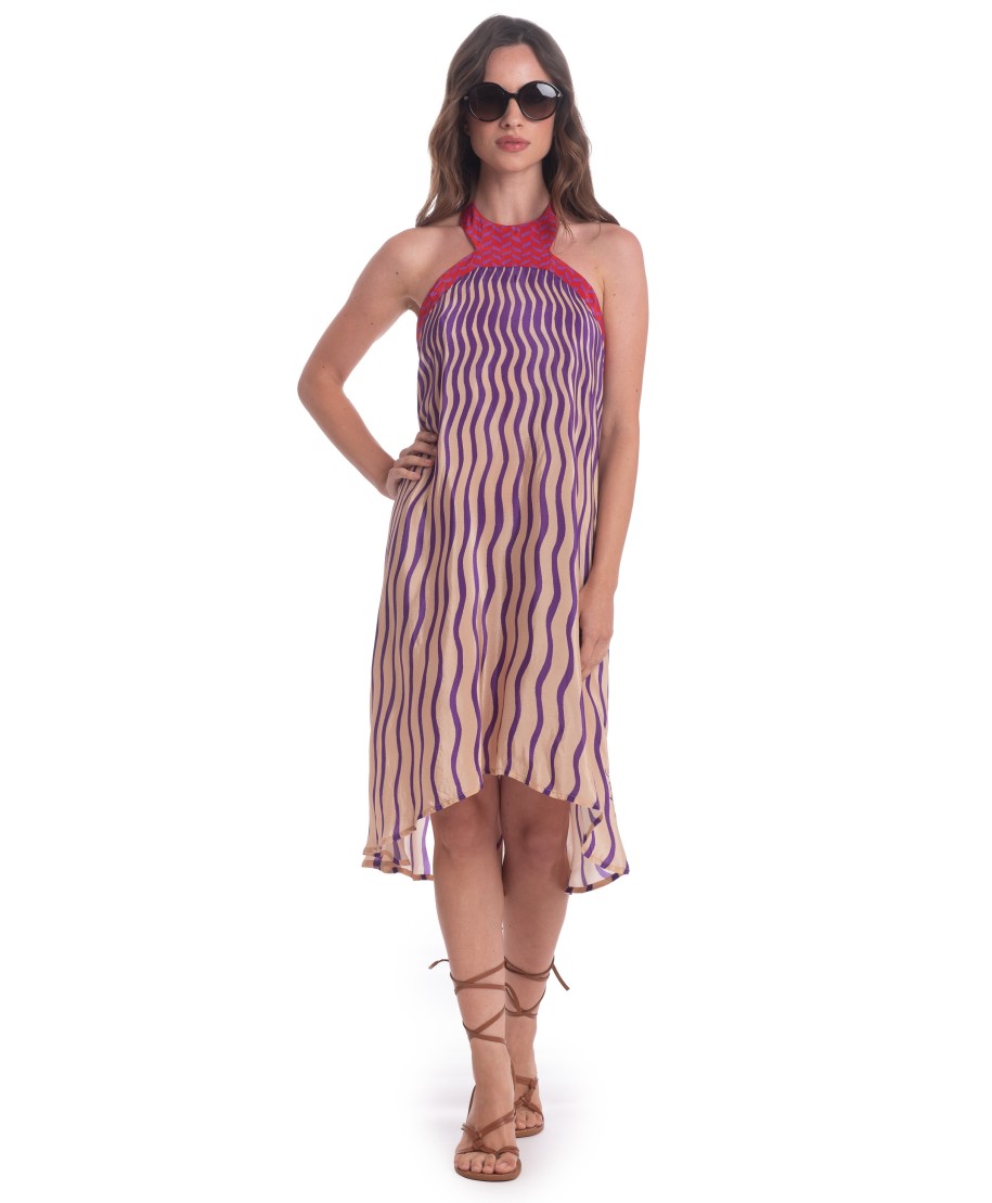 VISCOSE TIGER SUN DRESS