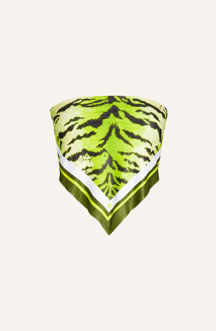 Top Foulard Tigre