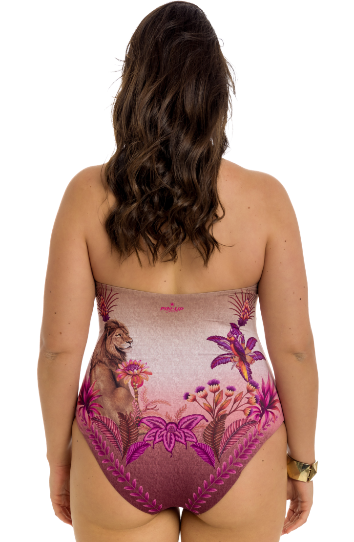Lion King Curvy Underwire One Piece Swimsuit