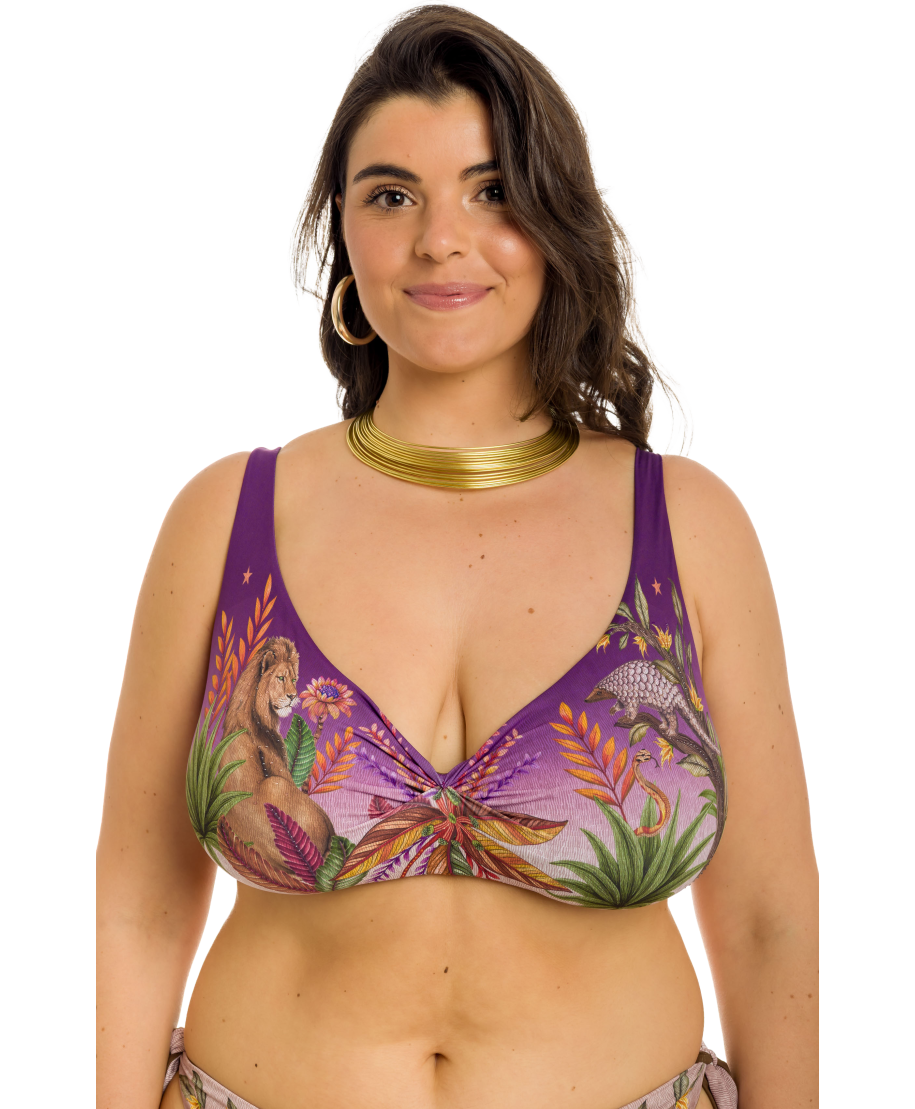 Lion King Curvy Bikini Brassiere Tops