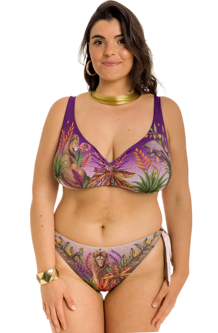 Lion King Curvy Bikini Brassiere Tops