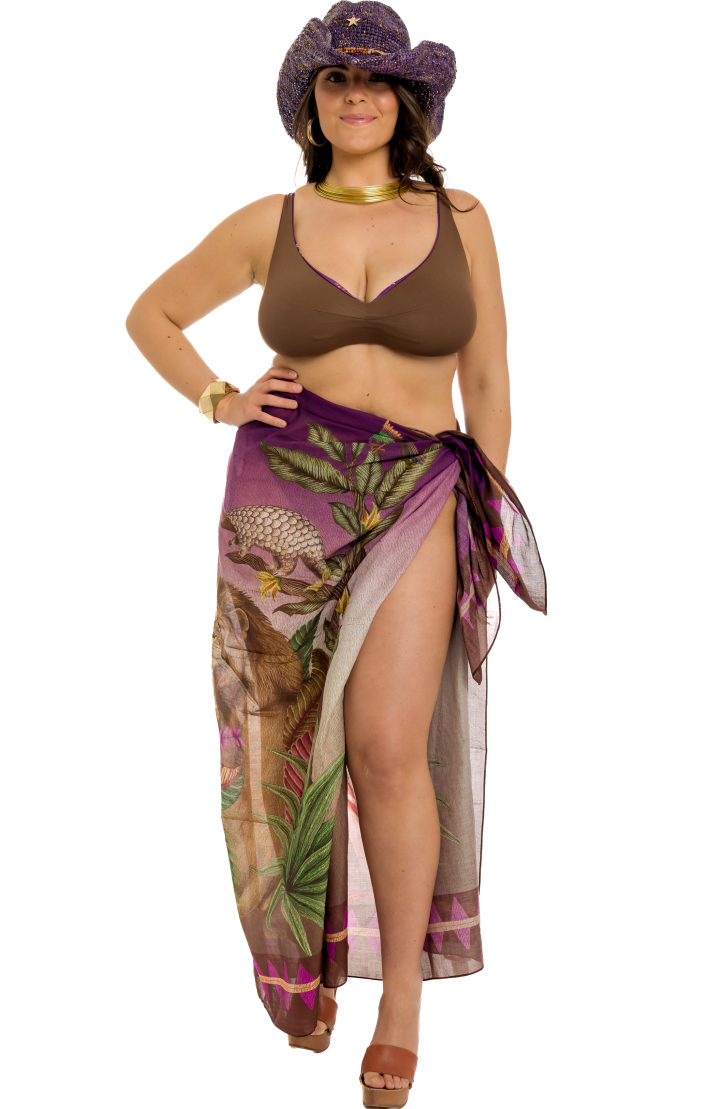 Top Bikini Brassiere Lion King Double Face Curvy