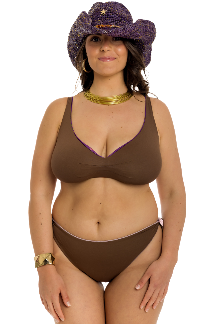 Slip Bikini Fiocchi Lion King Double Face Curvy