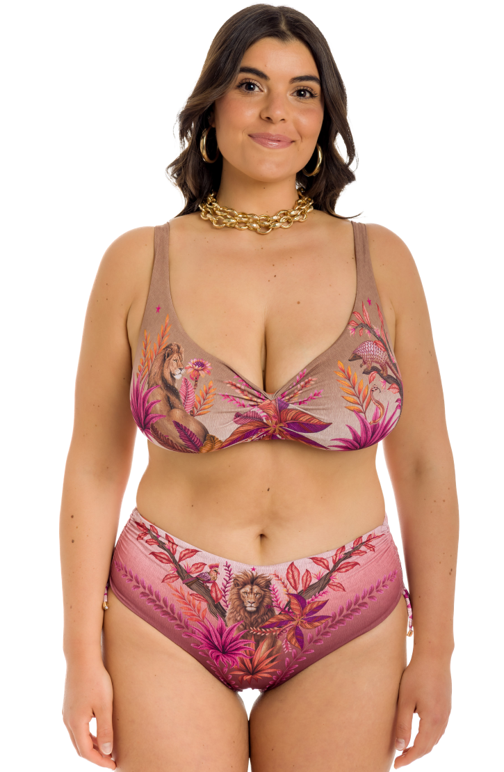 Lion King Curvy Bikini Brassiere Tops