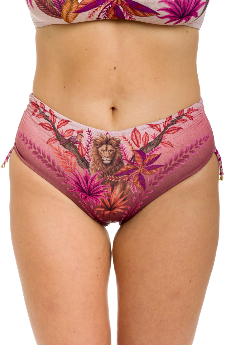 Slip Bikini Alto Lion King Double Face Curvy