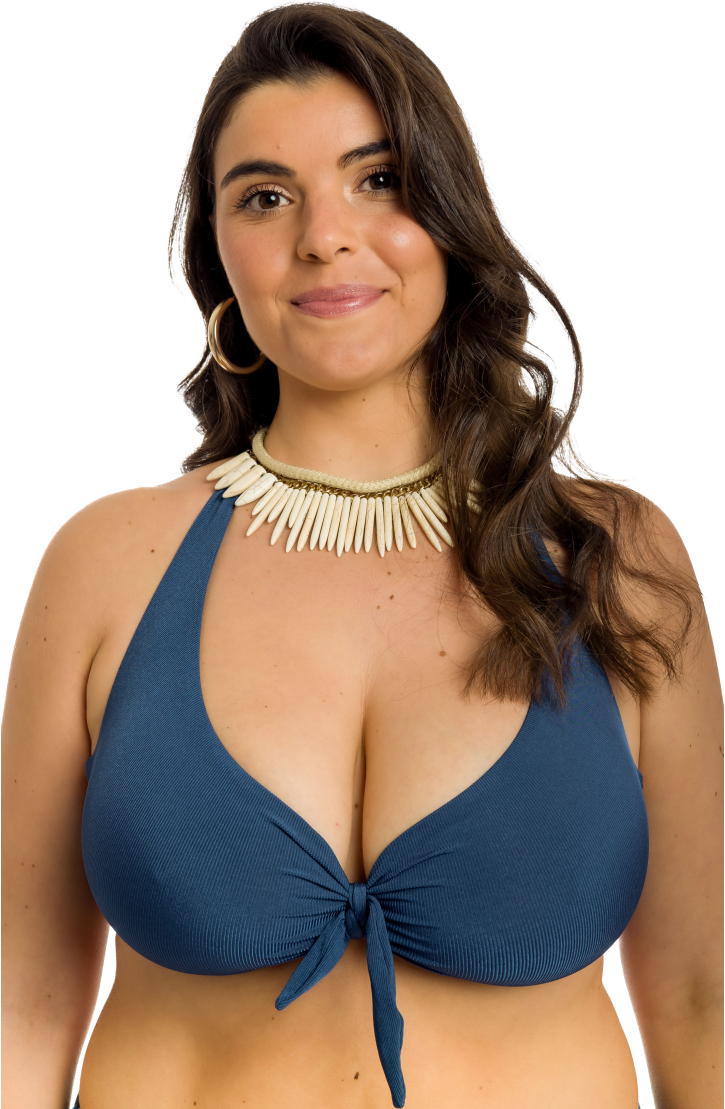 Top Bikini Balconcino Ferretto Costina Curvy