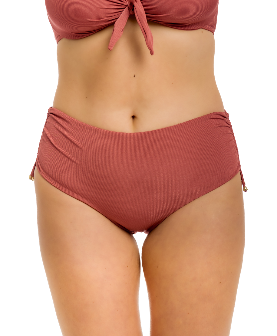Curvy High Rib Bikini Briefs