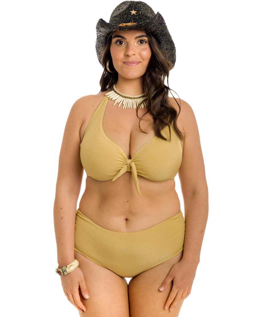 Curvy High Rib Bikini Briefs