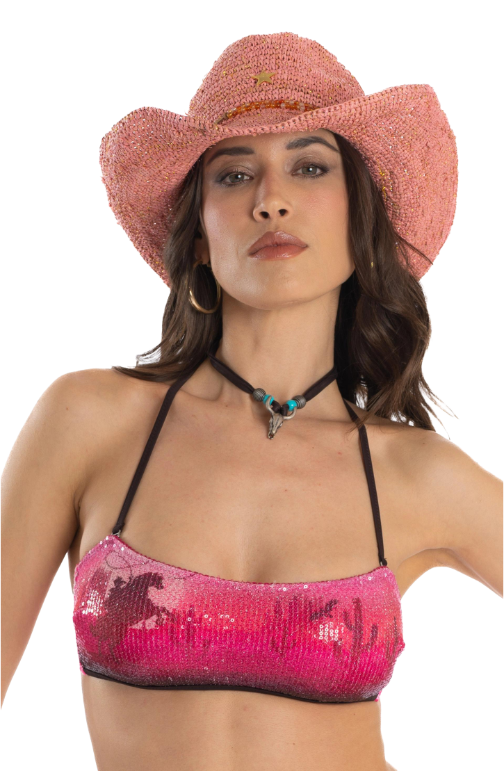 Cowboy Hat Pin-Up Stars