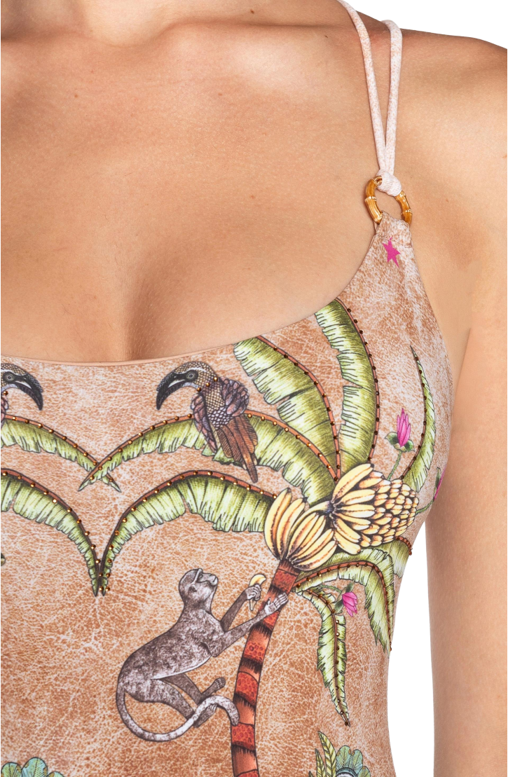 Costume Da Bagno Intero Anelle Safari