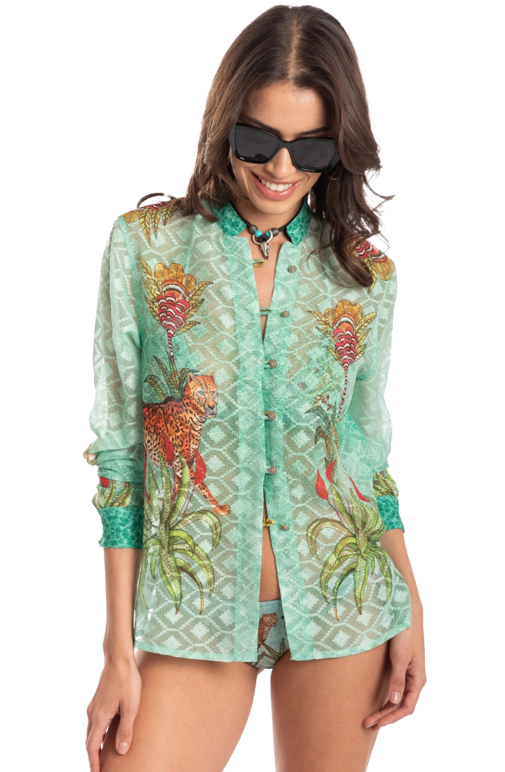 Shirt Safari Print