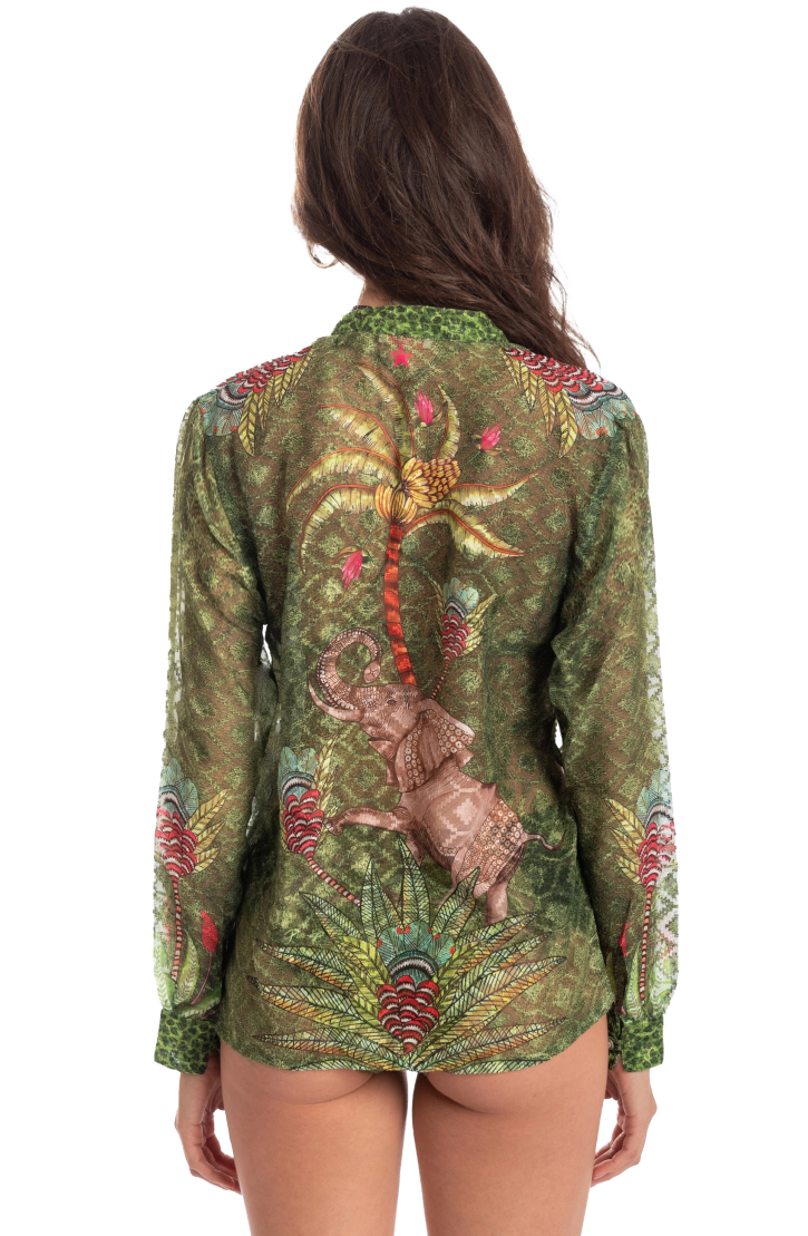Shirt Safari Print