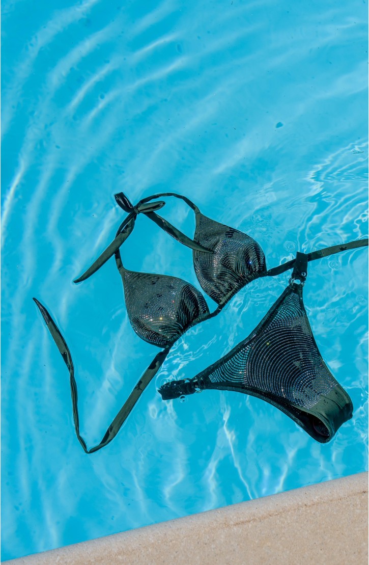 Rhinestone Triangle Bikini 33RPM