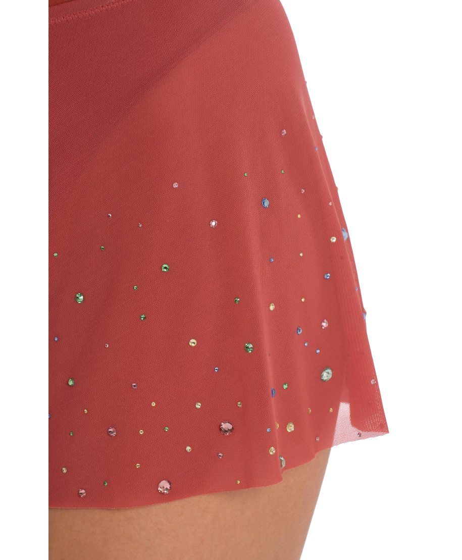 Rhinestone Rain Tulle Shorts