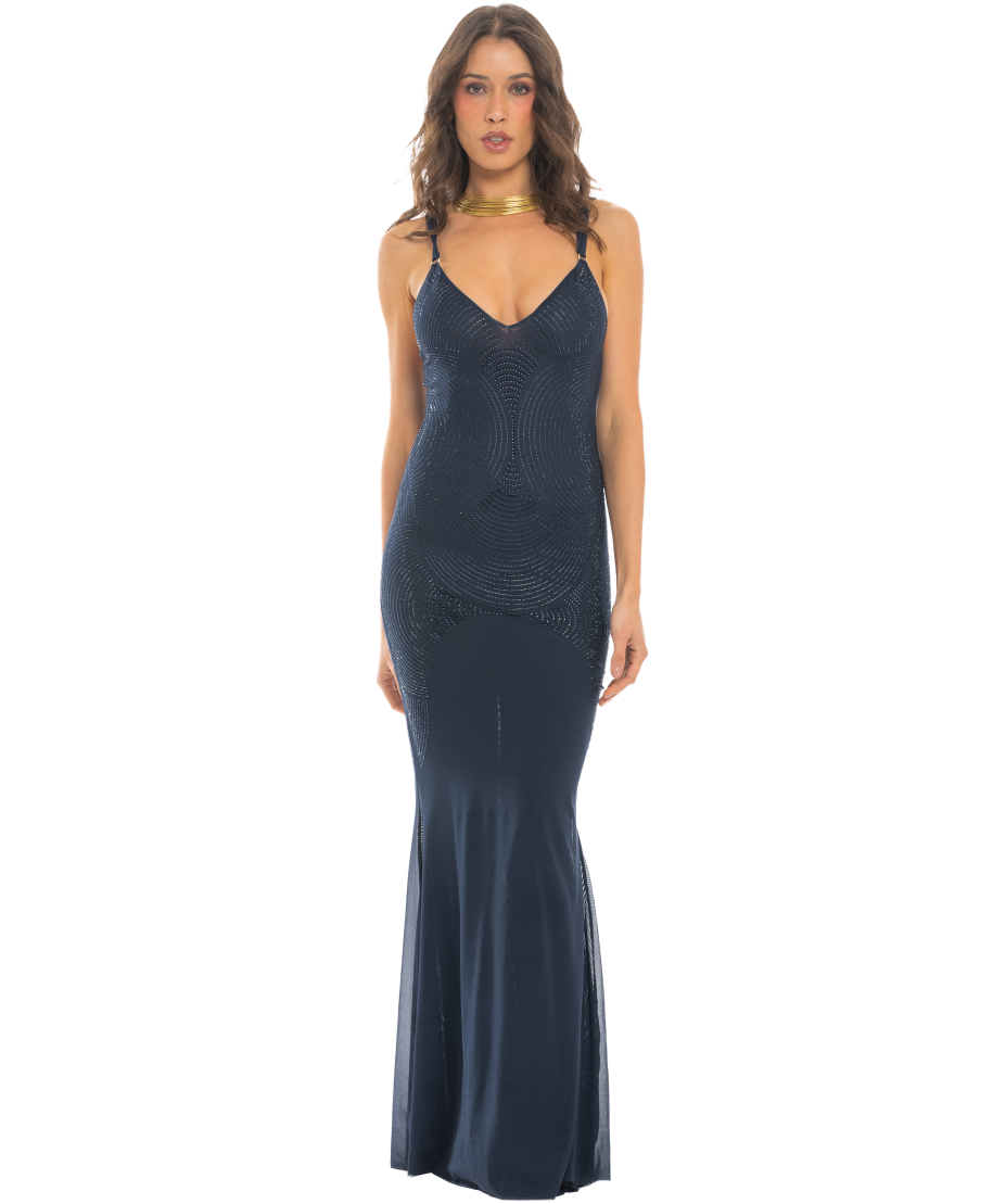 Rhinestone Sheath Dress 33RPM