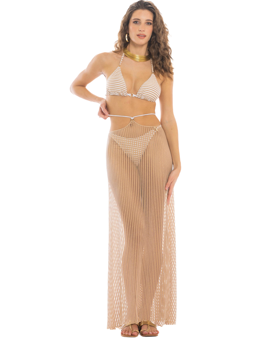 Gold Line Pareo Dress