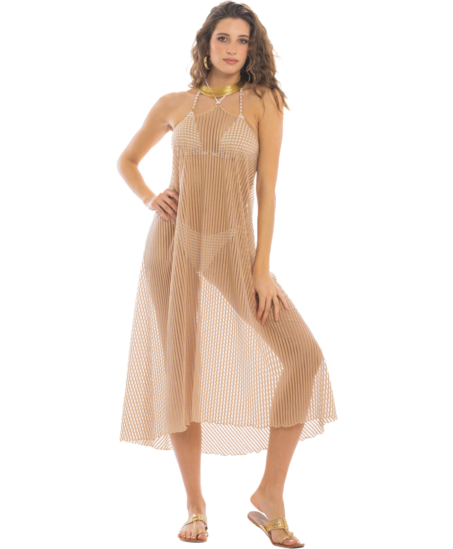 Gold Line Pareo Dress
