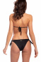 Triangle Bikini with Sequins Slip Bows Pin-Up Stars - 2