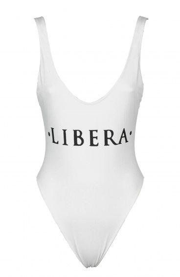 One Piece and One color Olympic Swimsuit Libera Poisson D'Amour - 1