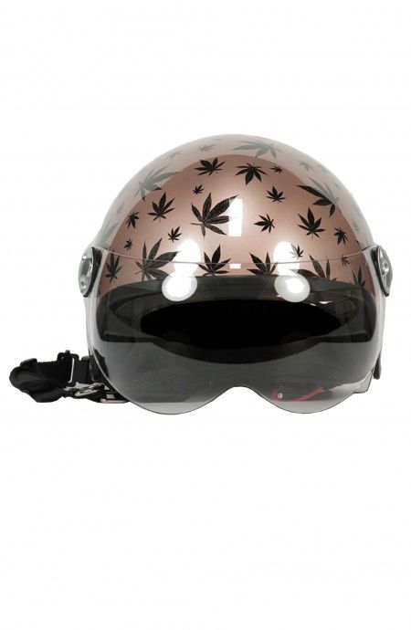 Casco Cromato Marijuana by Helmo-Milano Poisson D'Amour - 1 Casco Cromato Marijuana by Helmo-Milano Poisson D'Amour - 1