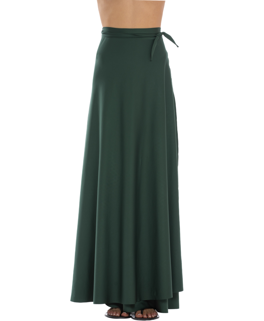 Long Skirt Solid Color