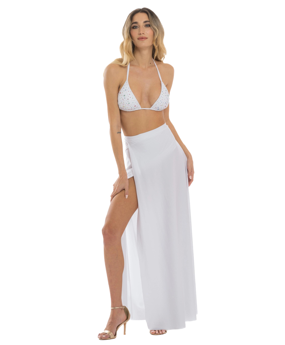 Long Skirt Solid Color