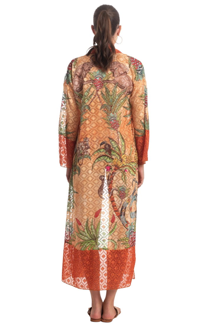 Safari Long Kimono