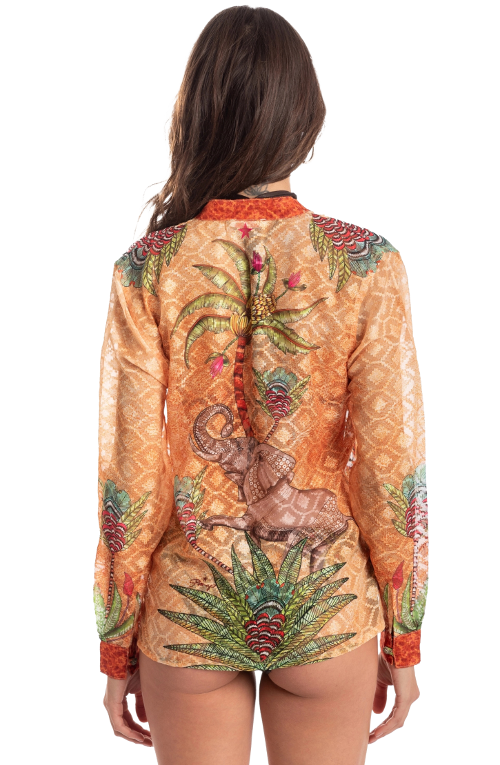 Shirt Safari Print
