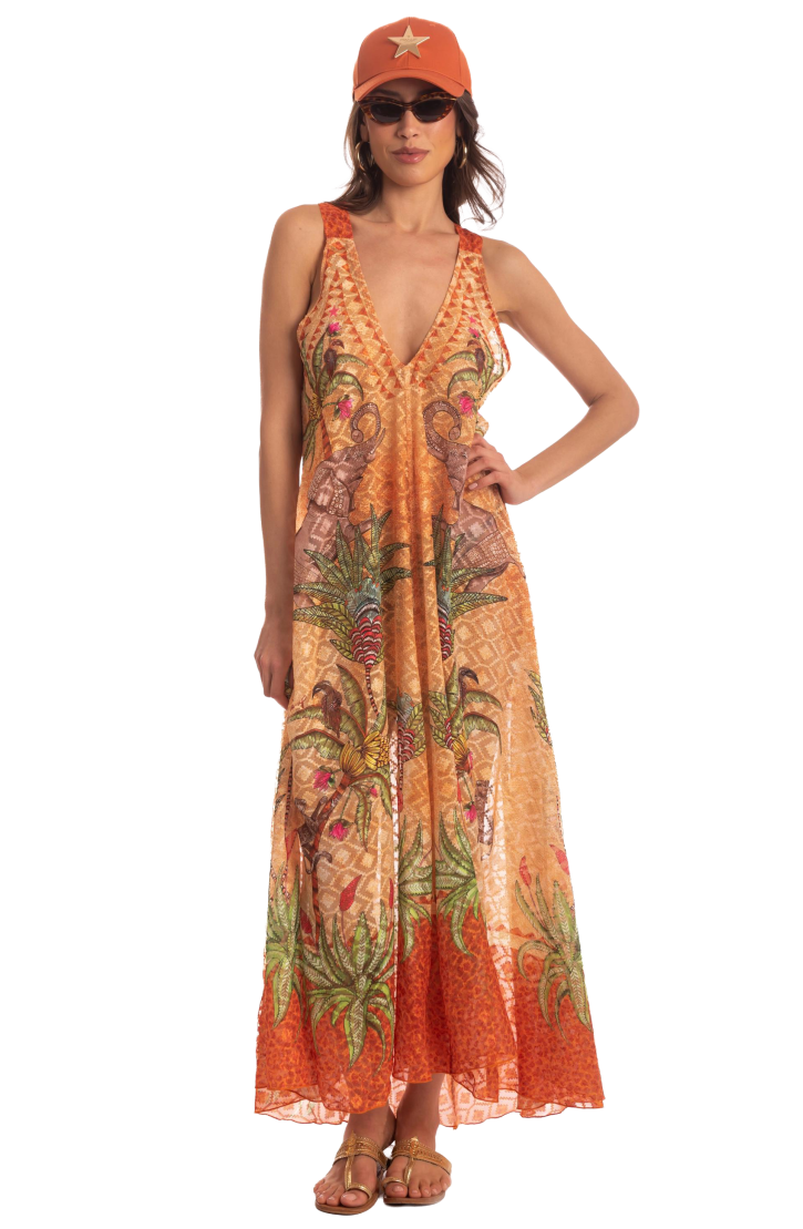 Safari Foulard Dress