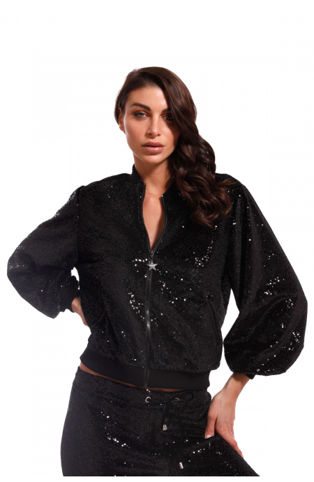 Bomber In Sequins Pin-Up Stars - 1