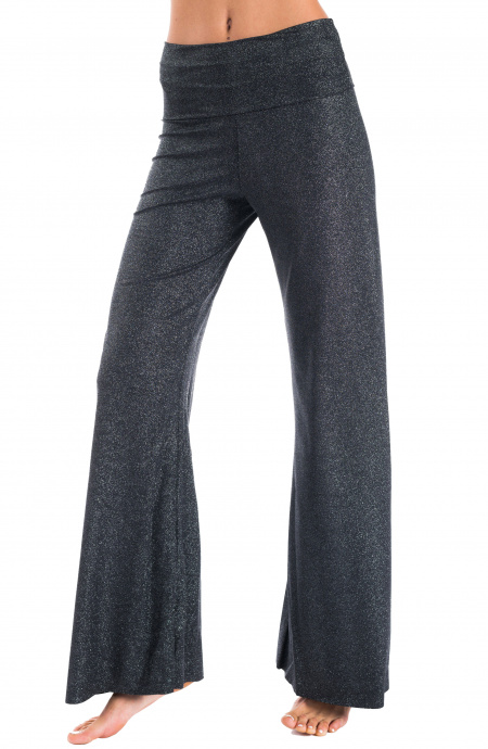 Pantalone a Palazzo Glitter Pin-Up Stars - 1 Pantalone a Palazzo Glitter Pin-Up Stars - 1