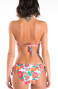 Bikini Brassiere Slip Lady Fiore Campo Con Incrocio Glitter Pin-Up Stars - 2