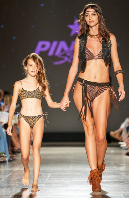 Bikini Balconcino Con Ferretto Pied De Poule Pin-Up Stars - 4