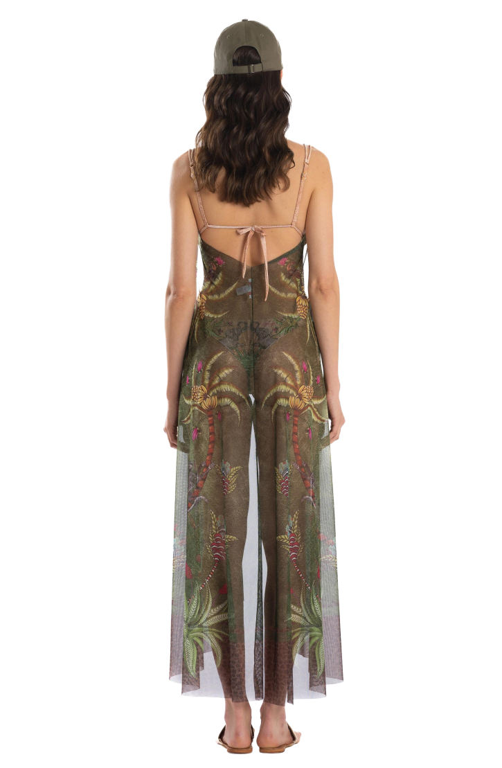 Safari Long Pareo Dress