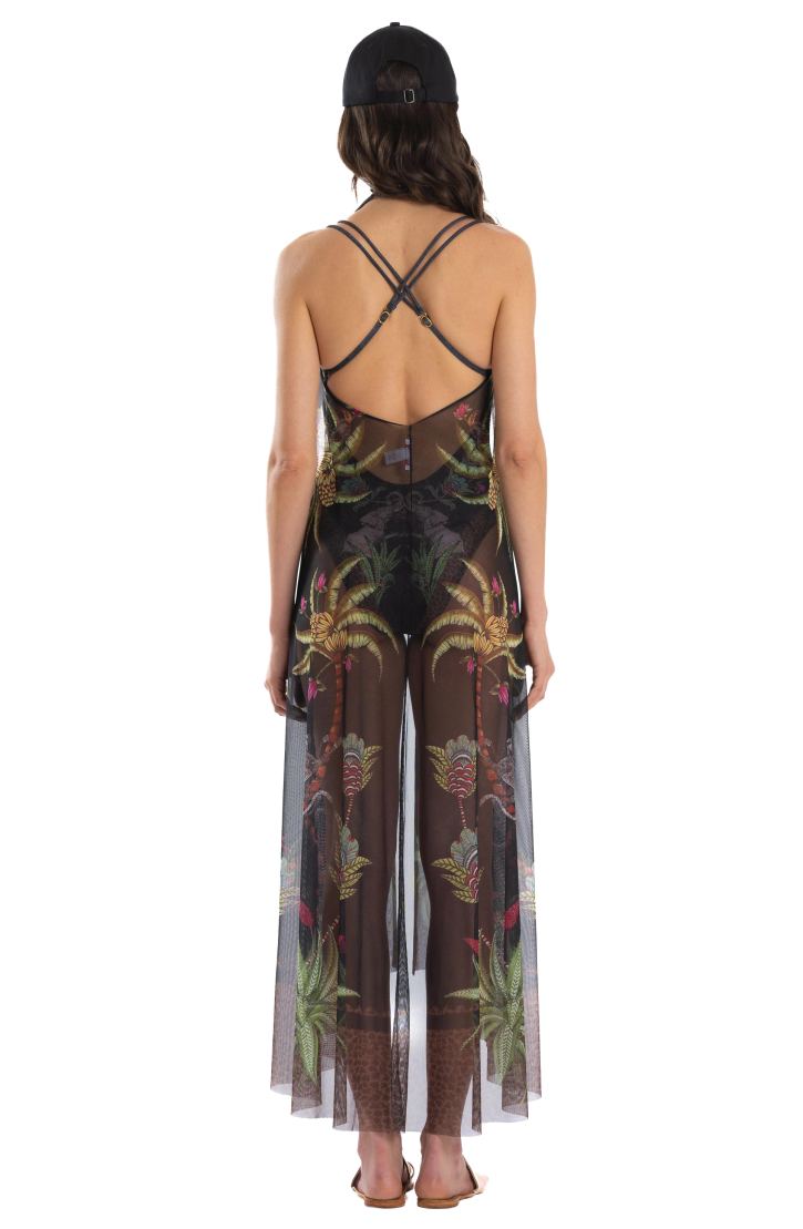 Safari Long Pareo Dress