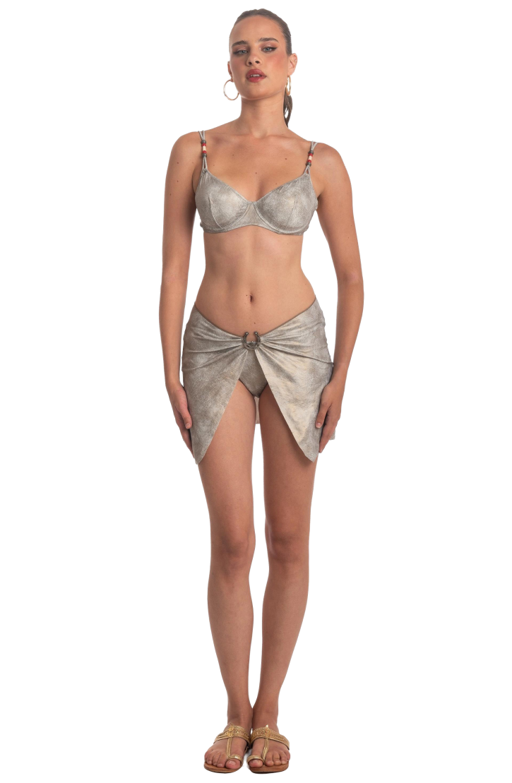 Bikini Balconette Underwire Vegan Leather