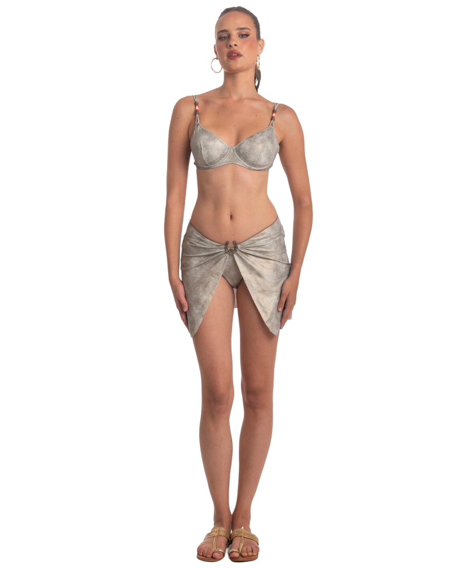 Bikini Balconette Underwire Vegan Leather