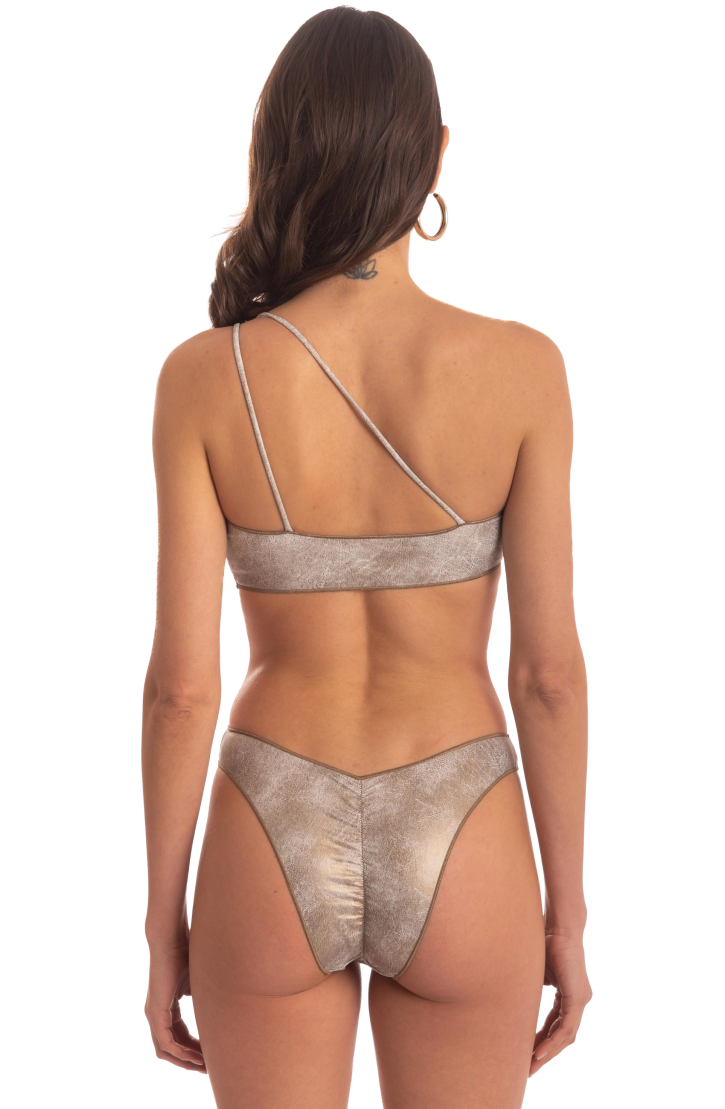 Swimsuit Trikini Vegan Leather