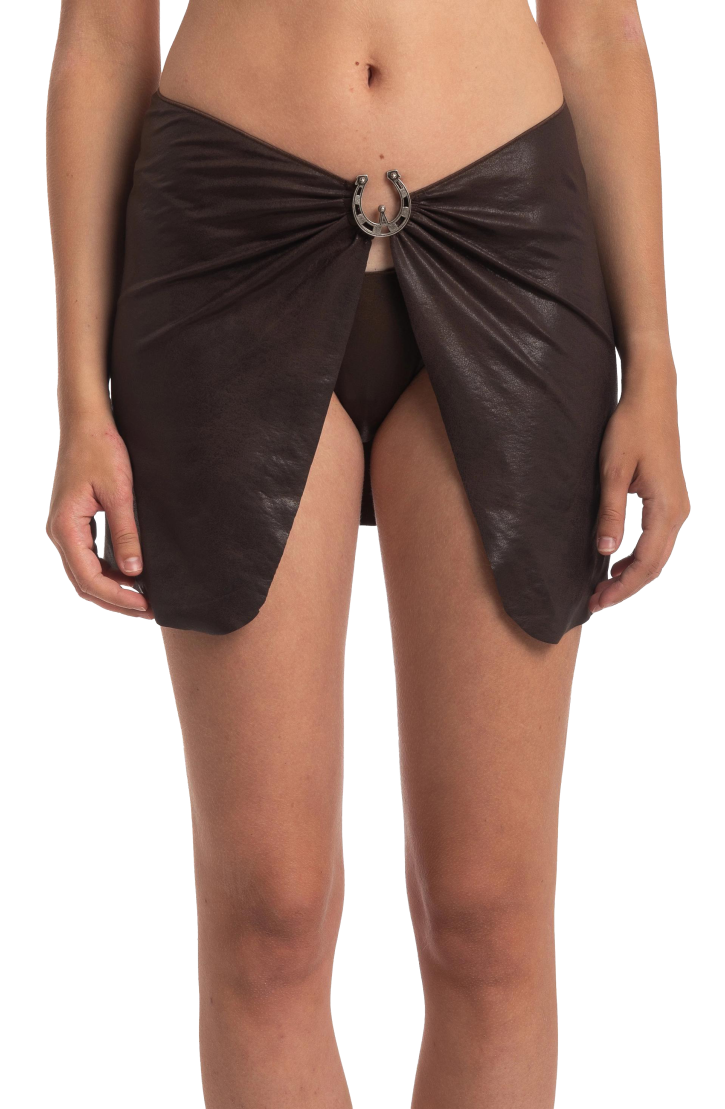 Pareo Skirt Vegan Leather