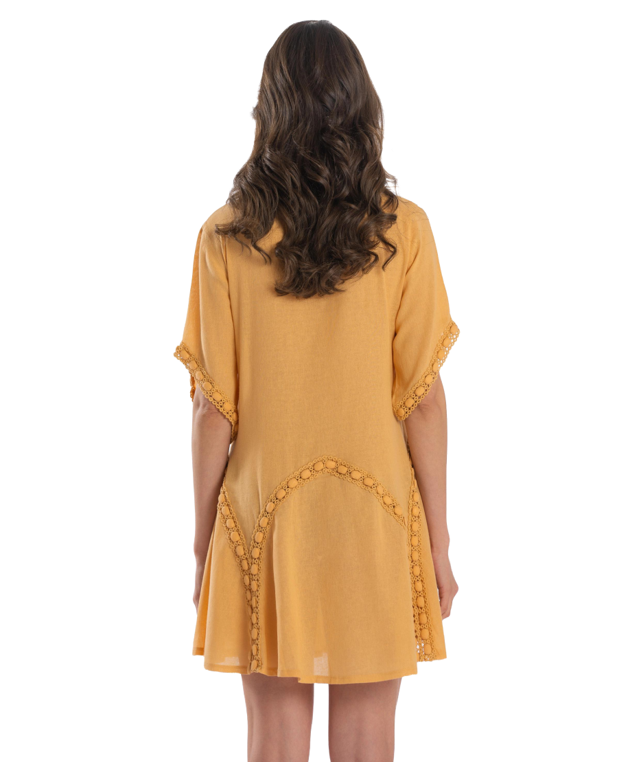 Crochet Flared Dress