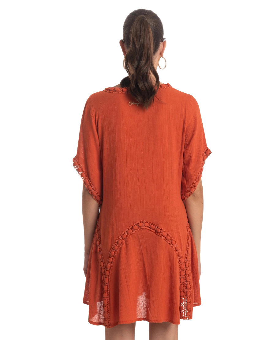 Crochet Flared Dress