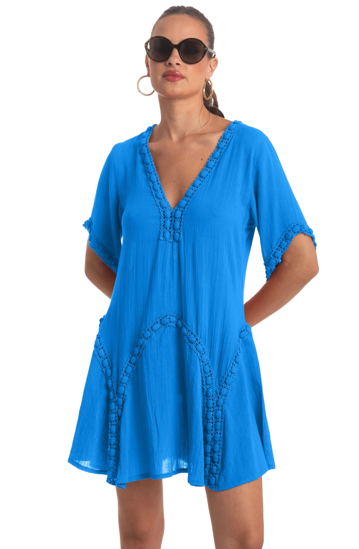 Crochet Flared Dress