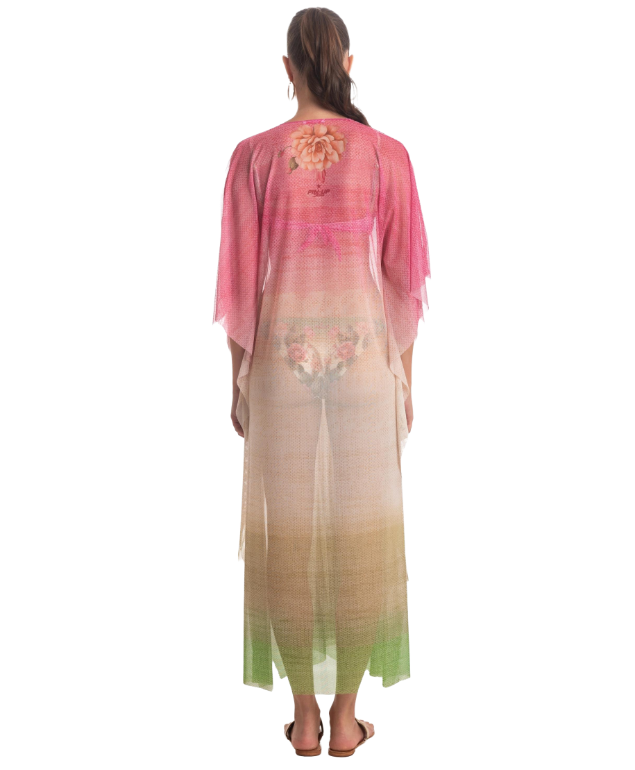Desert Flower Tulle Caftan