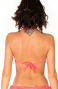 Fixed Triangle Bikini Top With Interlacing and Studs Pin-Up Stars - 12