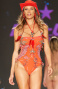 Costume Intero a Fascia Camaleonte Pin-Up Stars - 1