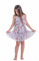 Mini Chameleon Dress With Flounces In Tulle Pin-Up Stars - 1