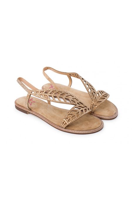 Gold leaf deals sandals
