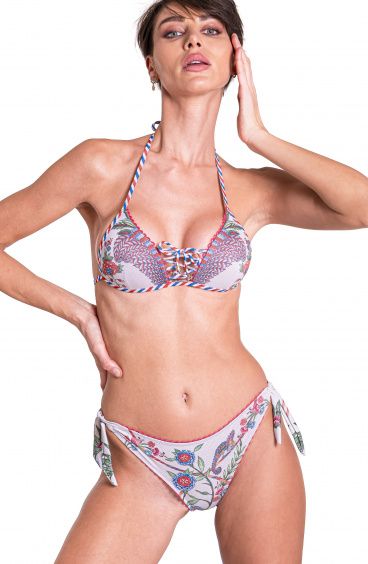 Bikini Triangolo Fisso Camaleonte Slip Lady Pin-Up Stars - 1