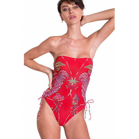 Costume Intero a Fascia Camaleonte