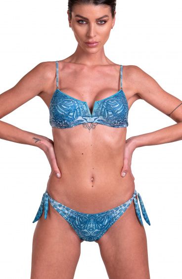 Bikini Brassiere V Central Brazilian Slip Animal Cool Degradè Pin-Up Stars - 1